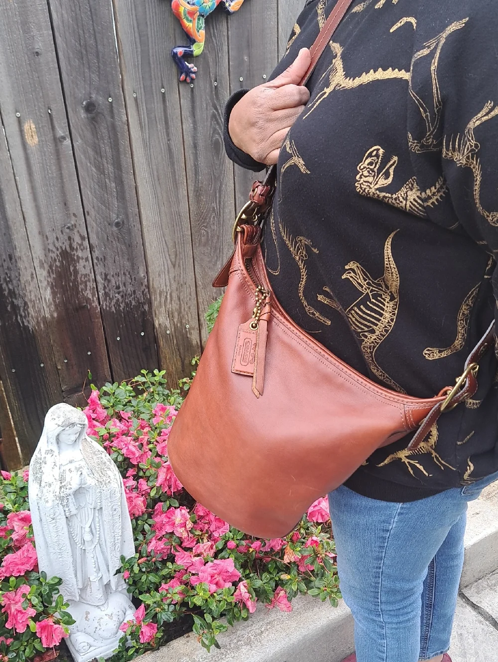 Coach Bleecker Tattersall Duffle Bucket Bag 2007 Clean N Stunning - Picture 7 of 16